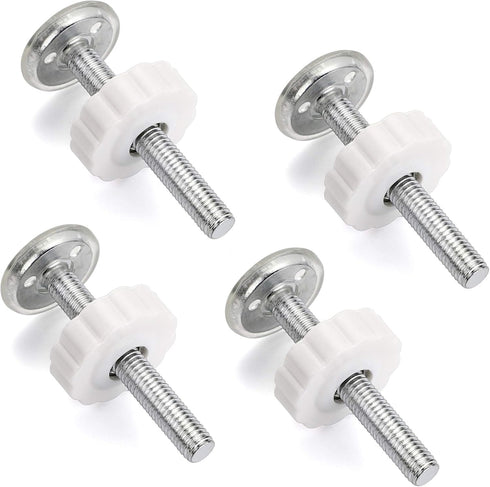 M10 (10mm/0.39") Gate Adapters 4PCS, OwnMy Gate Threaded Spindle Rod Accessory Pressure Gate Replacement Parts for