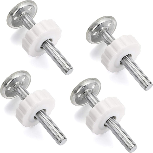 M10 (10mm/0.39") Gate Adapters 4PCS, OwnMy Gate Threaded Spindle Rod Accessory Pressure Gate Replacement Parts for