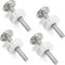 M10 (10mm/0.39") Gate Adapters 4PCS, OwnMy Gate Threaded Spindle Rod Accessory Pressure Gate Replacement Parts for