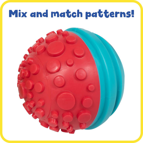 2 Set 4 2 Ready Learn Paint and Dough Texture Spheres - of - Ages + - Mix and Match Sensory Fidget Toys for Toddlers