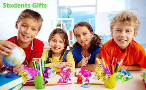 PSDFH 100 Packs Shark Turtle Dolphin Fish Octopus Mermaid Whale Mini Ocean Assorted fidgets for Kids Children Classroom