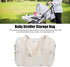 Olive Green Baby Stroller Organizer - Fafeicy Cotton Storage Solution
