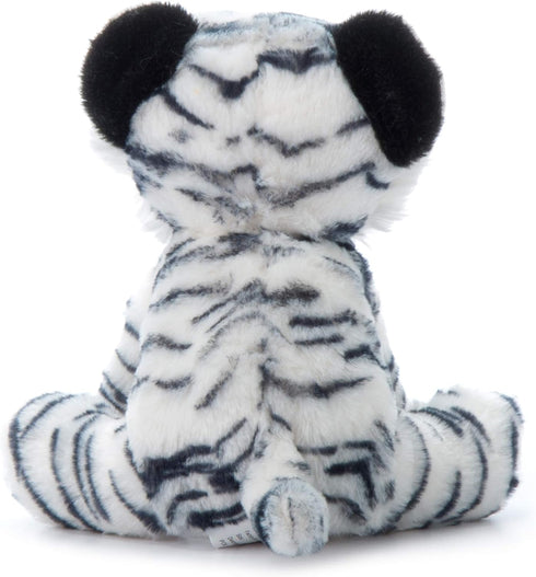 The Petting Zoo Tiger Stuffed Animal, Gifts for Kids, Wild Onez Zoo Animals, White Tiger Plush Toy 8 inches