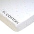 American Baby Company 100% Natural Cotton Fitted Crib Sheet - 52" x 28", Pink Stars and Moons