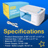 Baby Wipe Warmer and Dispenser Portable Heated Diaper Wipe Heater with Fast Heating, Large Capacity, and Anti-Dry Out