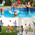 EagleStone Pool Basketball Hoop, Floating Inflatable Pool Basketball Games with 2 Pool Balls and Pump