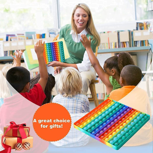 P00p with Numbers Multiplication Table Game Fidget Math Toys,Stress Relieving Fidget Learning Game Toy to Create Kinds