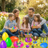 DZLHQON 36PCS Easter Eggs for Kids, Filled Easter Eggs with Character Toys, Large Medium Small Eggs, Italian Brainrot