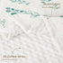 30x40 inches, Baby Blankets for Boys Girls, Soft Nursery Minky Blankets with Muslin and Dotted Fleece Back Receiving