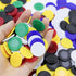 600Pcs Plastic Poker Mini Chips in 6 Colors, Bulk Poker Card Game Chips for Learning