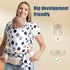 Anecoes 7-35 lbs Baby Wraps Carrier - Polka Dots Pattern - All-in-One Baby Wearing Wrap Hands-Free Design Infant Sling