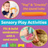 3+) Creativity for Kids Sensory Bin: Beach - Toddler and Preschool Toys, Sensory Box with Toys for Toddlers, Kids Gifts