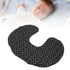 Yosoo Classic Black Print U Shape Breastfeeding Pillow Cover, Washable Nursing Pillowcase for Moms, Breastfeeding