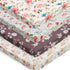 FIGEPO 4 Pack Pack Set Pack Baby Girl N Play Mini Crib Sheets Soft Fitted Floral Theme Baby Girl Mattress Covers