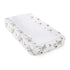 Levtex Baby Fiori Diaper Changing Pad Cover - Fits Most Standard Changing Pads, White Plush with Pink Flowers