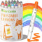 TinyGeeks 12 Twistable Crayons - Non Toxic, Washable Crayons for Toddlers, Kids