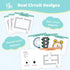 Set 8-12 GiftAmaz Paper Circuits Kit for Kids, STEM Electric Circuit Motors Kit, Child-Friendly Paper Circuit Board, DC