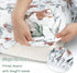 28x52 Inches TANOFAR Crib Sheets Fitted for Boys and Girls, Stretch Soft Baby Crib Fitted Sheet for Standard Size Crib