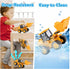 vusum 2-4, 1 2 3 Set, Toddler Toys for Ages Kids Toys for Year Old Boy Girls,Dump Truck Cement Mixer Excavator Toy Cars