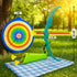 Set Set Kids Camping Toys: Pretend Campfire/BBQ Grill Toys & Bow and Arrow Game - Perfect Kids Camping for Outdoor