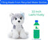The Petting Zoo Lash'z Husky Stuffed Animal, 10 inches Plush Toy Gifts for Girls, Husky Dog