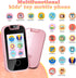 PTHTECHUS Kids Phone Toys - Toddler Touchscreen MP3 Music Player with Dual Camera, Educational Learning Gifts for Ages