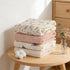 100% 2 Pack 52x28 Inches 28x52 Inches Organic Cotton Muslin Crib Sheets Fitted Crib Mattress Sheet for Baby Girls