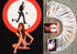 Spy Crime Fiction Playing Cards, Vintage Retro Poker Deck with 54 Different Magazine Covers