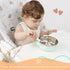 GAWAVAWA 4PK 6+ Baby Spoon and Fork with Holder Straps for Kids Aged Months Self Feeding, No Throw Toddler Travel