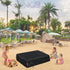 Sandproof.44 Lx40 Wx10 Outdoor Sandbox Cover, Square Kids Sand Box Covers Waterproof and Windproof, Children's Large