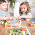 Melissa & Doug National Parks Alphabet & Animals 24-Piece Cube Puzzle (Everglades, Arches, Yellowstone)