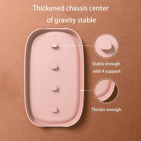 YilulvDeng Pink Baby Bottle Drying Rack, Portable Bottle Holder for Baby Accessories
