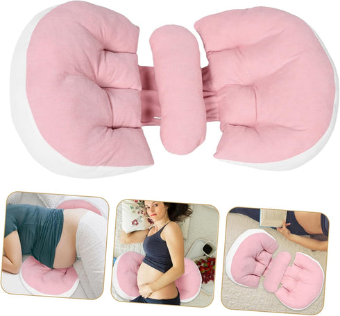 ORFOFE U-Shaped Pregnancy Support Pillow for Ergonomic Abdomen and Cushion Lightweight Nursing Pillow for Pregnant