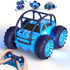 MaxTronic Amphibious Remote Control Car, 360° Flips Rotation Stunt Crawler, 15KM/H 4WD Toy for Kids Age 3-12