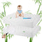 Safe and Sound 2 Pack Bamboo Viscose Crib Mattress Protector, Waterproof Quilted