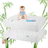 Safe and Sound 2 Pack Bamboo Viscose Crib Mattress Protector, Waterproof Quilted
