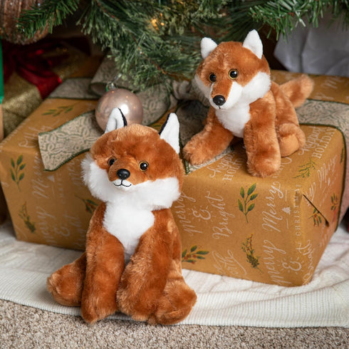 6 inches The Petting Zoo Fox Stuffed Animal Plushie, Gifts for Kids, Wild Onez Babiez Zoo Animals, Fox Plush Toy