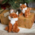6 inches The Petting Zoo Fox Stuffed Animal Plushie, Gifts for Kids, Wild Onez Babiez Zoo Animals, Fox Plush Toy