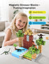 108PCS, 6 3-5, 4-8, Veecafiodi Magnetic Blocks Dinosaur Magnetic Building Blocks with Dinosaur Figures, Magnetic Blocks