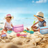 UMUACCAN 2pcs Mold,2pcs 2-15, Snowball Maker for Kids and Detachable Beach Shovels, Rolling Sand Seashell Collecting