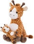 Animal,25.6in Tezituor Giraffe Stuffed Large Giraffe Plush Toy with Baby, Cute Plushies,Giraffe Plush Pillow