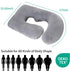 Wodsfay 57 Inch U-Shaped Pregnancy Pillow for Sleeping, Full Body Support for Back, HIPS & Belly - Maternity Pillow