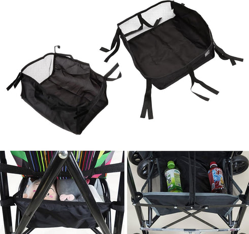 FGDTREE Basket Bag With Multiple Pockets, Suitable For A Variety Of Strollers, Ample Storage Space, Accessories Storage