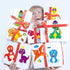 27 Pieces Make Your Own Dinosaur Stickers, DIY Craft Stickers for Kids Toddlers with Dinosaur System