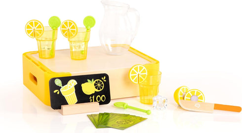 Fat Brain Toys Pretendables Lemonade Time Set, Pretend Play Food Lemonade Stand
