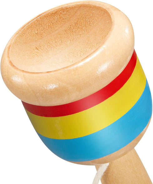 TOODOO 2 Pieces Jacks Game - Ball Paddle Ball with String Cup and Ball Game for Hand Eye Coordination