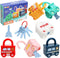 Montessori Learning Toys Sorting & Matching Locks and Keys, Sensory Car Activity for Kids Age 2-5
