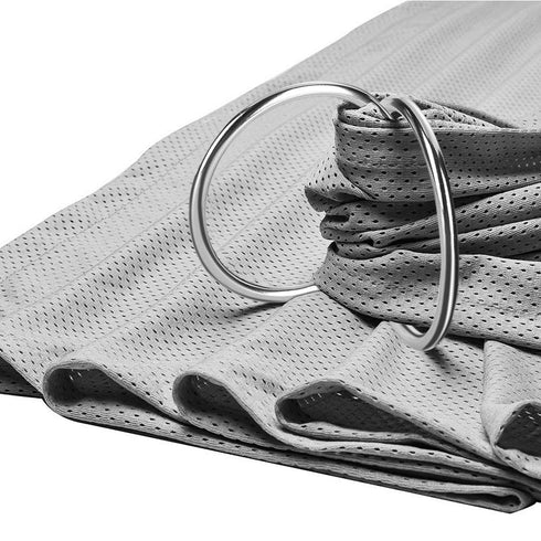 Accmor 3 inch Baby Sling Ring, Aluminium Wrap Rings, Soft Carrier Accessory for Infants & Toddlers (Bright Silver)