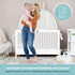 Crib Tent to Stop Baby Climbing Out Baby Crib Net Cover, Breathable Anti-Climb Crib Cover with Auto-Lock Zipper, Easy