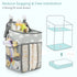 Maliton Hanging Diaper Caddy Organizer - Diaper Stacker for Changing Table, Crib, Playard or Wall & Nursery Organization Baby Shower Gifts for Newborn (Gray Cloud) by Maliton